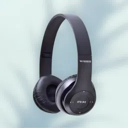 HD Sound Bluetooth Headphones with Rotating Ear Cups and Flexible Gaming Mic_GM Bluetooth & Wired Headset-image-82