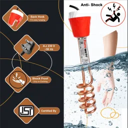 ISI Mark Shock-Proof & Water-Proof PWE024 Copper 2000 W Shock Proof Immersion Heater Rod-image-35