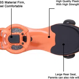 Magic Swing Car with Music|360 Degree Rotating Handle |Ride On for Kids with Rideons & Wagons Non Battery Operated Ride On-27