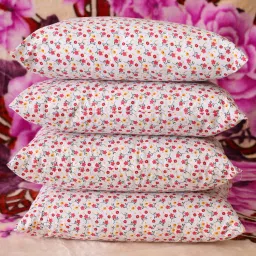 FLORAL Polyester Fibre Floral Sleeping Pillow Pack of 4-image-4