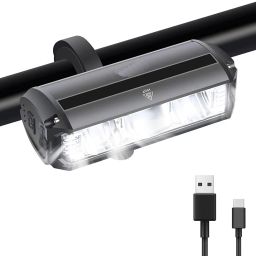 Super Bright LED Light 900 Lumens USB Rechargeable 2000 mAh-4 Modes, Waterproof LED Front Light-picture-22