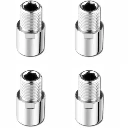 Full Brass CP Extension Nipple 1.5 Inch, Chrome Plated, Pack of 7 Faucet Nozzle-14