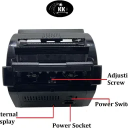 KK MART Heavy Duty Note Counting Machine with Fake Note Detector Note Counting Machine image 4