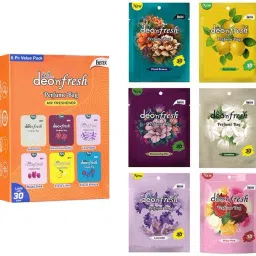 Air Freshener, Assorted Fragrance,Pack of 6, Last up to 30 Days, Odour Control Diffuser-12