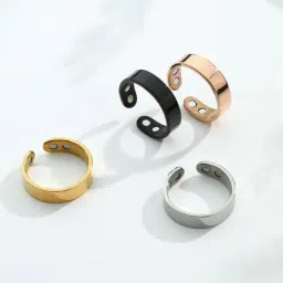 ACUWORLD 4 PC Blood Sugar Control Ring | Adjustable Adjustable Magnetic Therapy Ring for Blood Sugar Management Massager-image-48