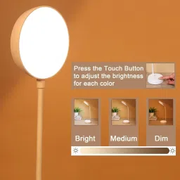 firstlike Rechargeable Battery 3 Level Brightness Study Table Lamp for Students Study Lamp image 2