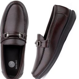 LISBON Slip-on Loafers Moccasins Driving Shoes | Rubber-Outsole & Light-weight Loafers For Men-image-58