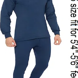 OSWAL INNER Oswal Men Wool Blend Thermal Set Winter Wear Warmer Inner Wear Top Payjama Set Men Top - Pyjama Set Thermal-image-54