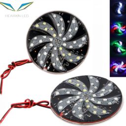 T10 6CM 24 Led DC 12 Vol RGB Windmill Multicolor Changing Stylish Flashing Light Brake Light Car, Motorbike, Truck, Van LED (12 V, 2 W)-image-41