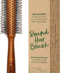 Wooden Round Hair Brush For Hair Styling Straightening,Curling,Drying,Volumizing-image-43