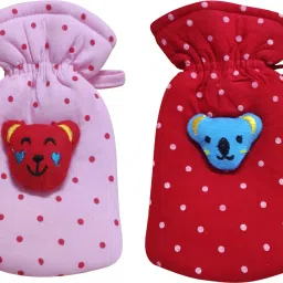Soft Hosiery Dark Dotted Print Baby Feeding Bottle Cover, Suitable for 60-125ML-image-63