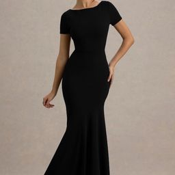 metronaut Women Bodycon Black Maxi/Full Length Dress-picture-49