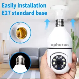 ephorus Bulb WiFi hidden two way audio colour night vision full HD PTZ camera 5MP camera 1 IP Camera Camera image 5