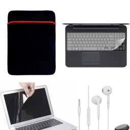 Lonaar 5IN1 15.6 Inch Laptop Accessories combo With Earphone & Caring Case Combo Set-image-49