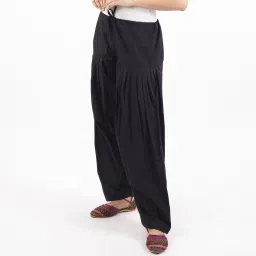 Pure Cotton Solid Women ["Black"] Salwar-picture-6