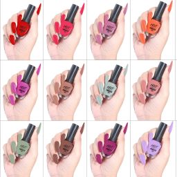 Glossy Finish Nail Lacquer Kit | Stay Long, Quick Dry Paint With Chip Resistant- 12 Vibrant Shades-image-42