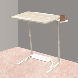 XL Pro Table Mat Finish Engineered Wood Top Steel Frame Multipurpose All-in-One Wood Portable Laptop Table-image-88