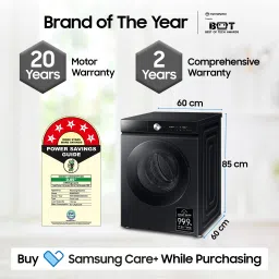 samsung 12 kg Fully Automatic Front Load with In-built Heater Black, Grey image 4