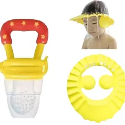 Soother BPA-Free Silicone Food Nibbler for Fruit and Safe Shower Baby Cap Teether and Feeder-16