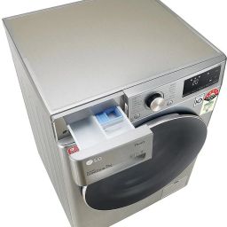 lg 7 kg with Wi-Fi EnabledAI Direct Drive Technology Fully Automatic Front Load Silver image 2