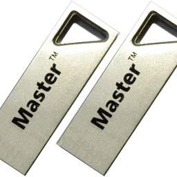 Master USB 2.0 16GB (2Pc) 16 GB Pen Drive Compatible with Audio Player, Desktop Computer, Gaming Console, Laptop, Mobile, Netbook, Tablet, Television USB 2.0 Metal Case-24