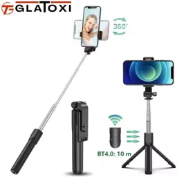 Glatoxi Extendable Selfie Stick, Wireless Remote & Tripod Stand Tripod, Monopod image 2