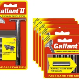 II Twin Blade Shaving & Pack of 5 Cartridges, Men-23