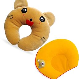 Cotton, Mustard Seeds Animals Baby Pillow Pack of 2-10