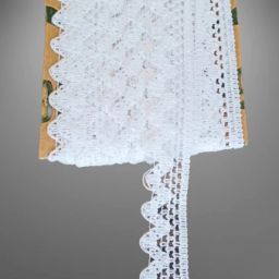 1 inch Borders 10 Metrs Used for Trims, Borders, Embroidered Cotton Lace Trim for Craft and Sewing Projects Lace Reel-picture-14