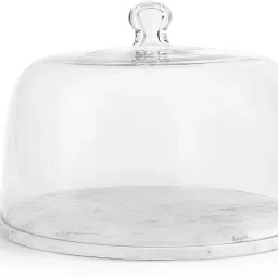 Shaye Glass Cloche Glass Cake Server-27