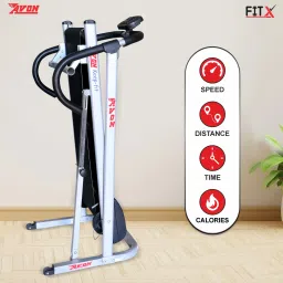 avon Fitx J-1540 Single Function Manual Jogger, Foldable by Manual Knob Lock Incline Treadmill image 3
