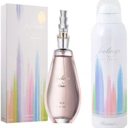Feelings 60ml Edp with Feelings 200ml Deodorant Spray-24