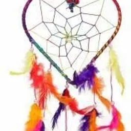 Multi Color Heart Shape Dream Catcher Wall Hanging Wool Dream Catcher-image-64