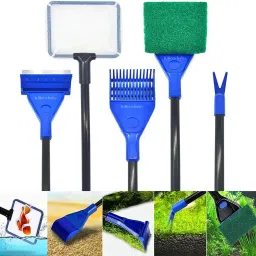 5-in-1 Aquarium Cleaning Tool Kit|Fish Tank Maintenance Accessories Set Electrical Aquarium Cleaner-image-79