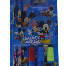 Mickey Mouse Sketch pen stationery gift set (6items/pack) School Set-image-64