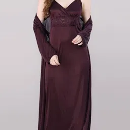 xpiox Pack of 2 Women Nighty-picture-0