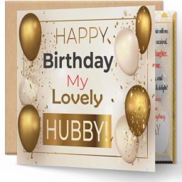 Happy Birthday My HUSBAND Greeting Card Greeting Card-25