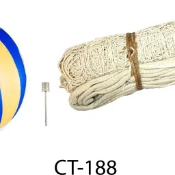 Terrific Volleyball With Cotton Net CT-188 Volleyball Kit-image-105