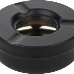 Black Stainless Steel Ashtray-1