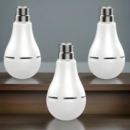 Emergency Bulb 9W LED 1200mAh battery 4 hrs emergency light Pack of 3 bulbAF520 4 hrs Bulb Emergency Light-image-97
