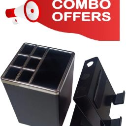 Invont Mobile Phone Stand With Desk Organizer For Pen, Pencil, Stepler (MSD-MS-102) Mobile Holder-20