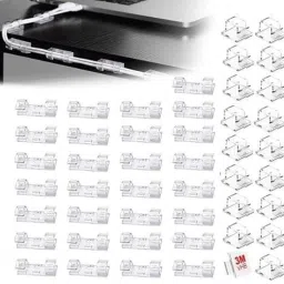NEWSPARSH Rital Premium Self-Adhesive Wire Clips, Strong Multifunctional Cord Holder Cable Protector-image-33