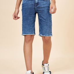 Coolsters by Pantaloons Boys Washed Denim Shorts-image-89