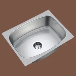 Indian Kitchen Sink |Stainless Steel Oval Shape Single Bowl Sink 24*18-IND-SNK3 Vessel Sink-image-49