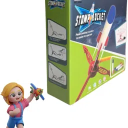 Rocket Launcher for Kids with 3 Foam Rockets Air Rocket Launcher-15