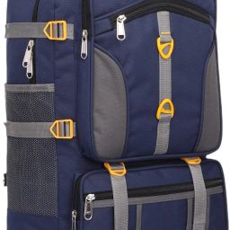 Travel for Outdoor Sport HikiIng bag blue Waterproof Backpack (Blue, 70 L) Waterproof Backpack-image-45