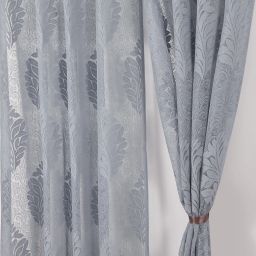 152 cm (5 ft) Net Semi Transparent Window Curtain (Pack Of 2)-2