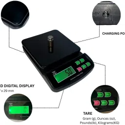 VBR's Group V-400 A, 10Kg Weight Machine with Fast Response Sensor for Home, Kitchen Weighing Scale image 2