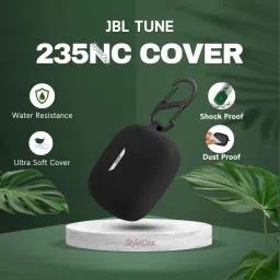 StyleOxx Silicone Press and Release Earbuds Case For jbl tune 235nc tws image 4