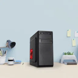 brozzo 1710/1708/1709 ANY Core™ i3-3220 Processor Cores 2 Total Threads 4; (4 GB RAM/With DVD ROM & Wifi Graphics/256 GB SSD Capacity/Windows 10 (64-bit)/2GB integrated (Onboard) GB Graphics Memory) Full Tower with MS Office image 2